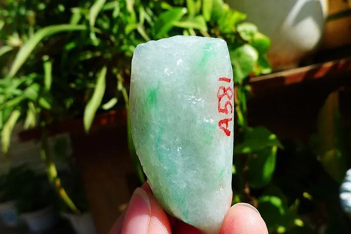 Natural Jade Rough Jadeite Raw (32g,5.2X2.7X1.3cm)