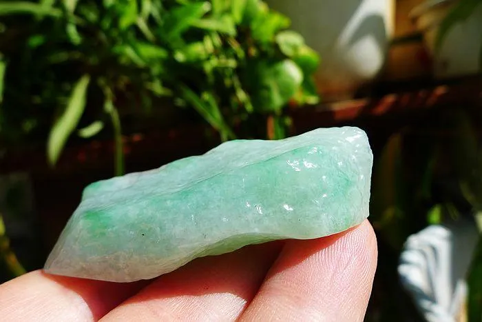 Natural Jade Rough Jadeite Raw (32g,5.2X2.7X1.3cm)