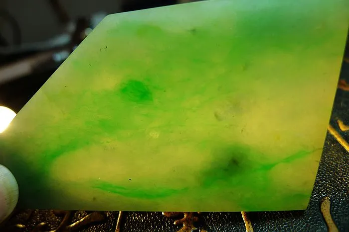 Natural Jade Rough Jadeite Raw (32g,6.3*2.8*0.45cm)