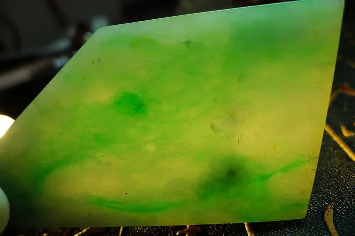 Natural Jade Rough Jadeite Raw (32g,6.3*2.8*0.45cm)