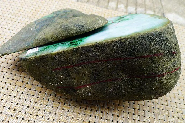 Natural Jade Rough Jadeite Raw 3.45kg