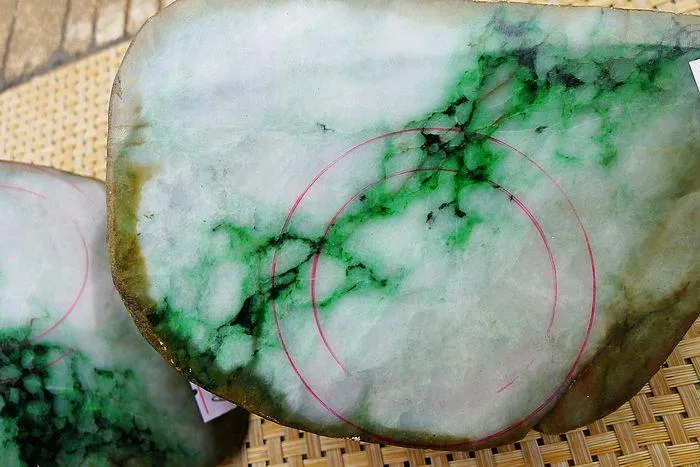 Natural Jade Rough Jadeite Raw 3.45kg