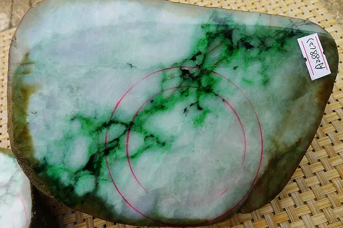 Natural Jade Rough Jadeite Raw 3.45kg