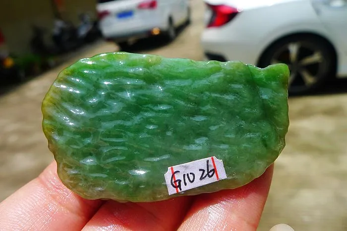 Natural Jade Rough Jadeite Raw (36g,5.2X3.2X1.1cm)