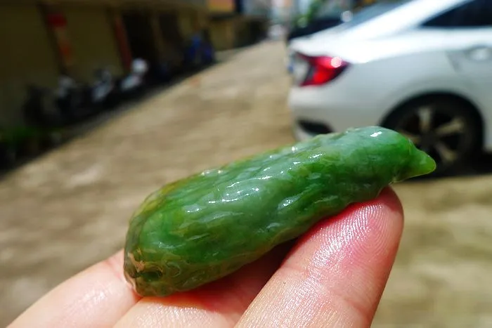 Natural Jade Rough Jadeite Raw (36g,5.2X3.2X1.1cm)