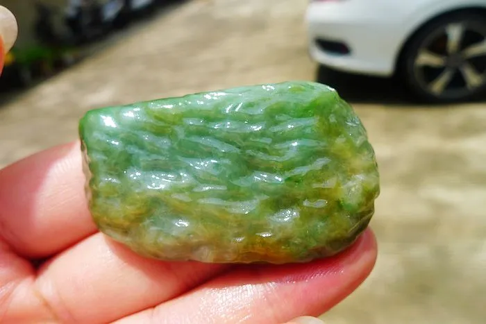 Natural Jade Rough Jadeite Raw (36g,5.2X3.2X1.1cm)