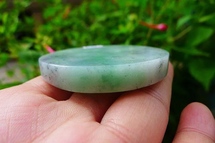 Natural Jade Rough Jadeite Raw (68g,5.6X0.7cm)