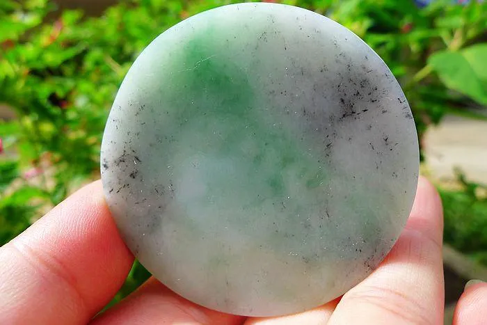 Natural Jade Rough Jadeite Raw (68g,5.6X0.7cm)