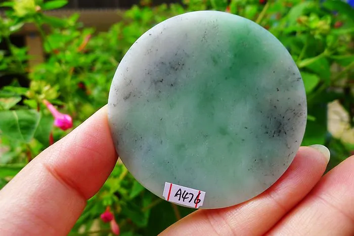 Natural Jade Rough Jadeite Raw (68g,5.6X0.7cm)