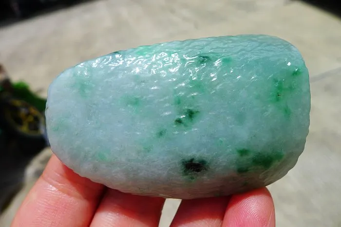 Natural Jade Rough Jadeite Raw (72g,6.2X3.8X1.6cm)