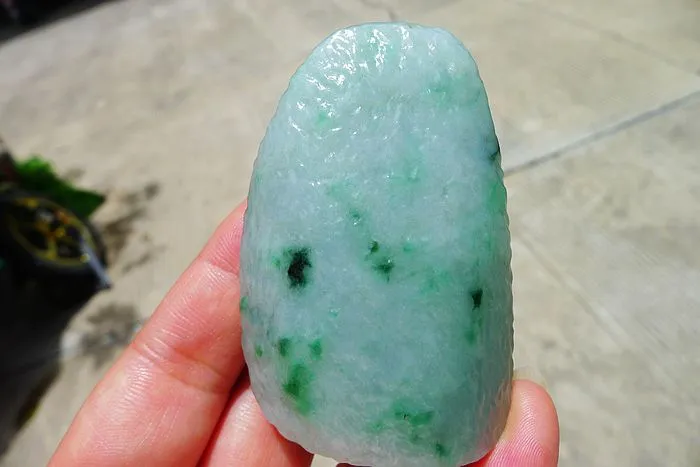 Natural Jade Rough Jadeite Raw (72g,6.2X3.8X1.6cm)