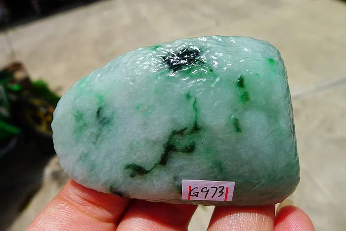 Natural Jade Rough Jadeite Raw (72g,6.2X3.8X1.6cm)