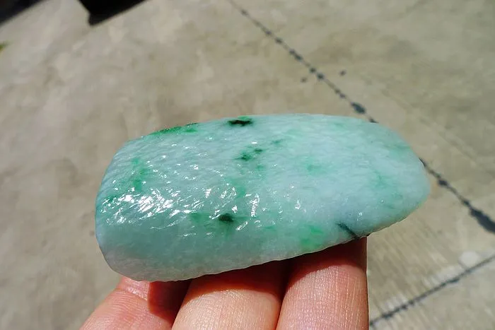 Natural Jade Rough Jadeite Raw (72g,6.2X3.8X1.6cm)