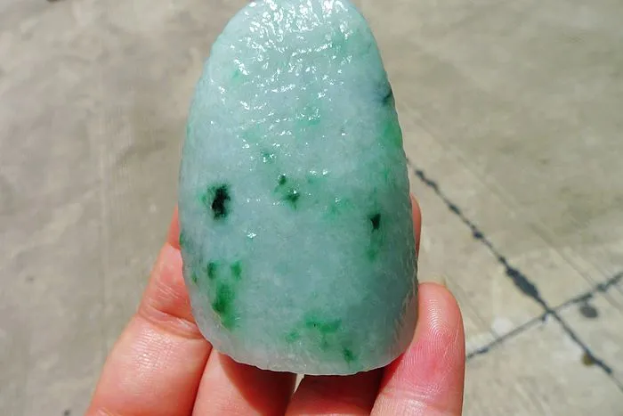 Natural Jade Rough Jadeite Raw (72g,6.2X3.8X1.6cm)