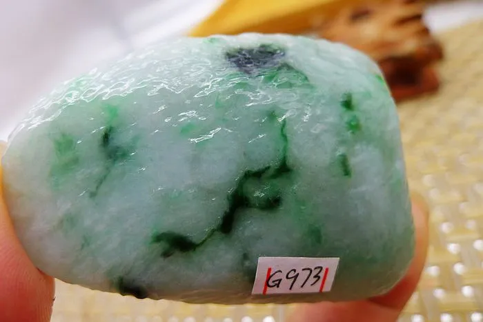 Natural Jade Rough Jadeite Raw (72g,6.2X3.8X1.6cm)