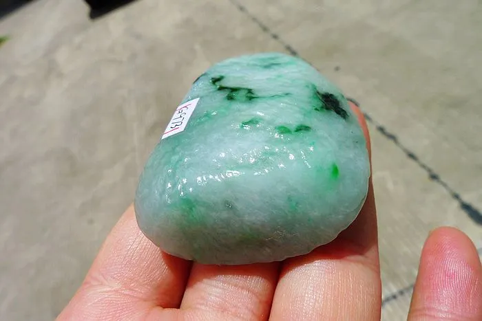 Natural Jade Rough Jadeite Raw (72g,6.2X3.8X1.6cm)