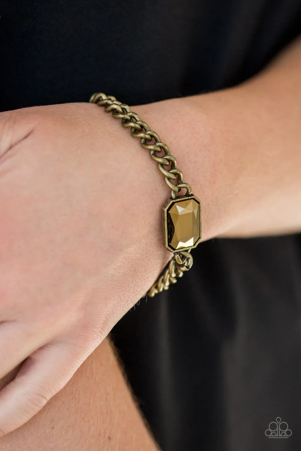 Paparazzi Bracelet ~ Command and CONQUEROR - Brass