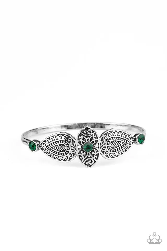 Paparazzi Bracelet ~ Flourishing Fashion - Green