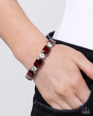 Paparazzi Bracelet ~ Tonight Only! - Red