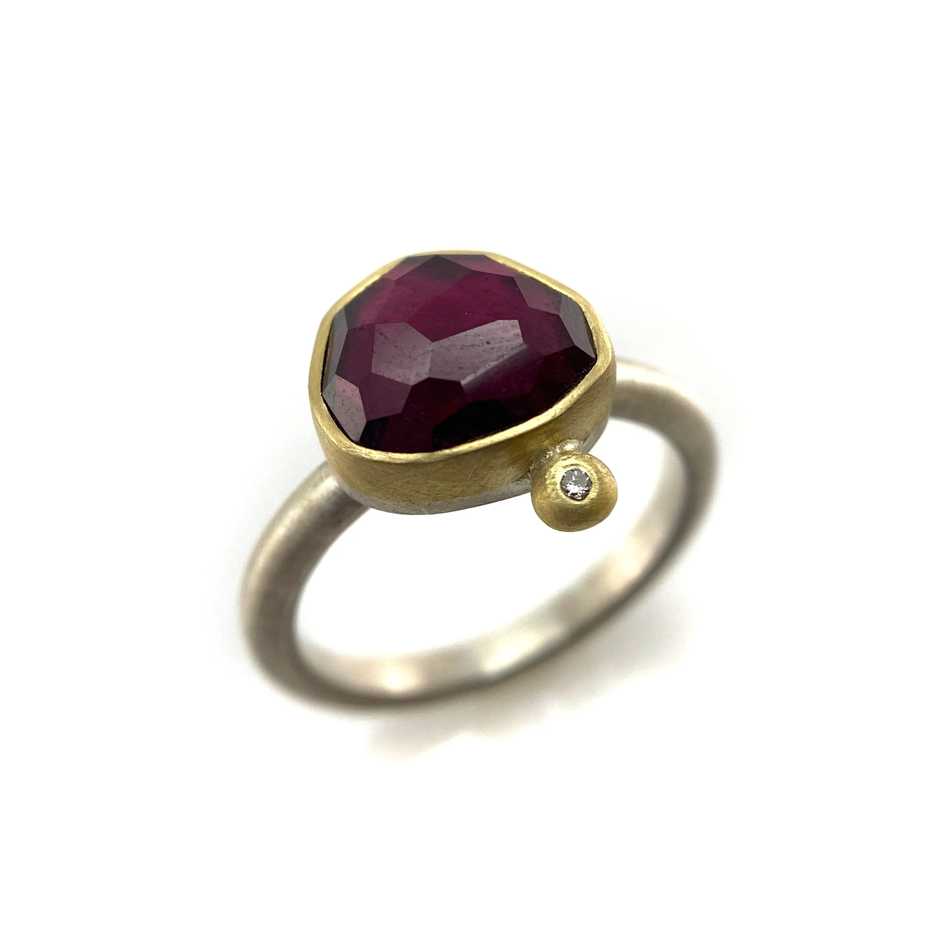 Rhodolite Garnet Ring