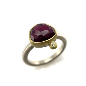 Rhodolite Garnet Ring