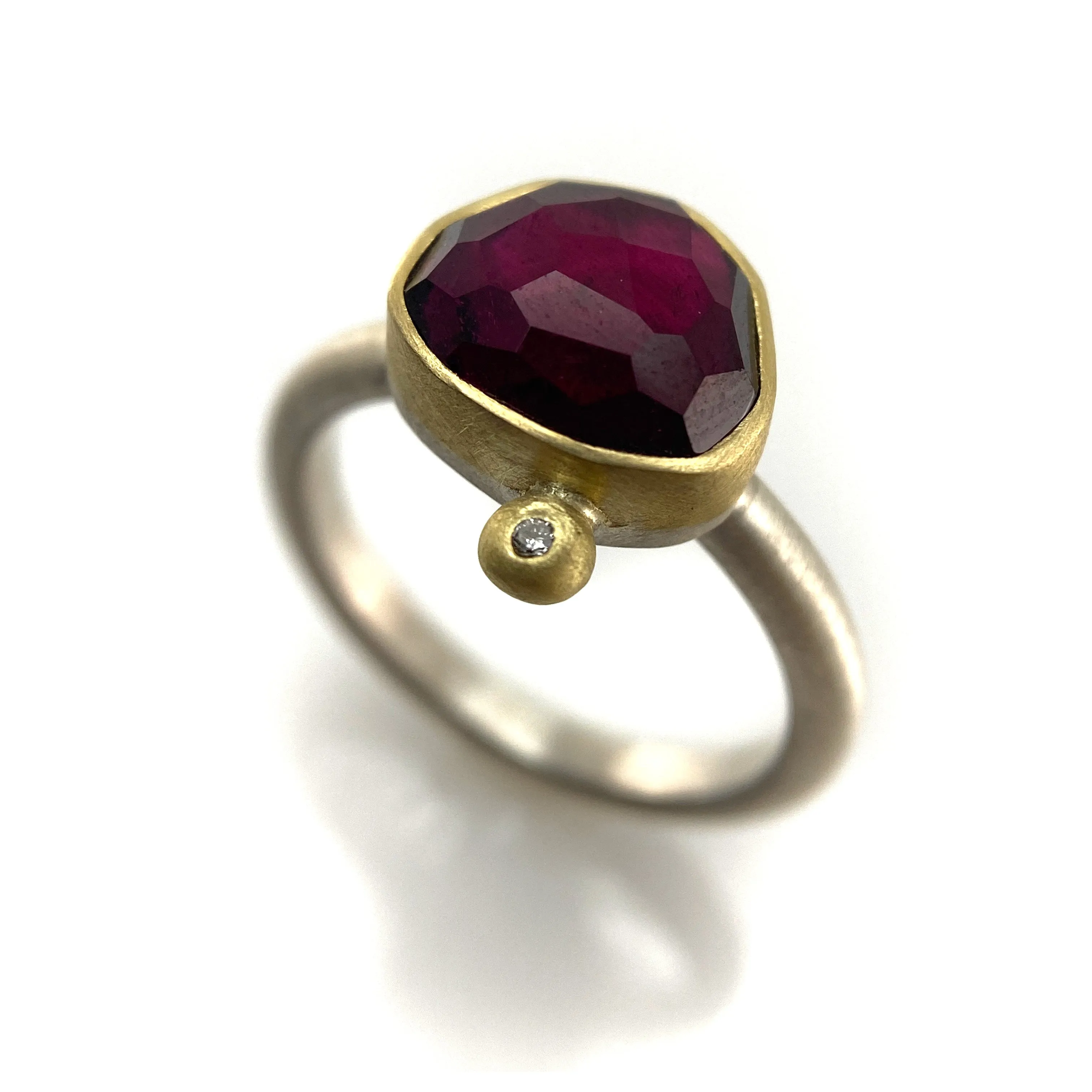 Rhodolite Garnet Ring