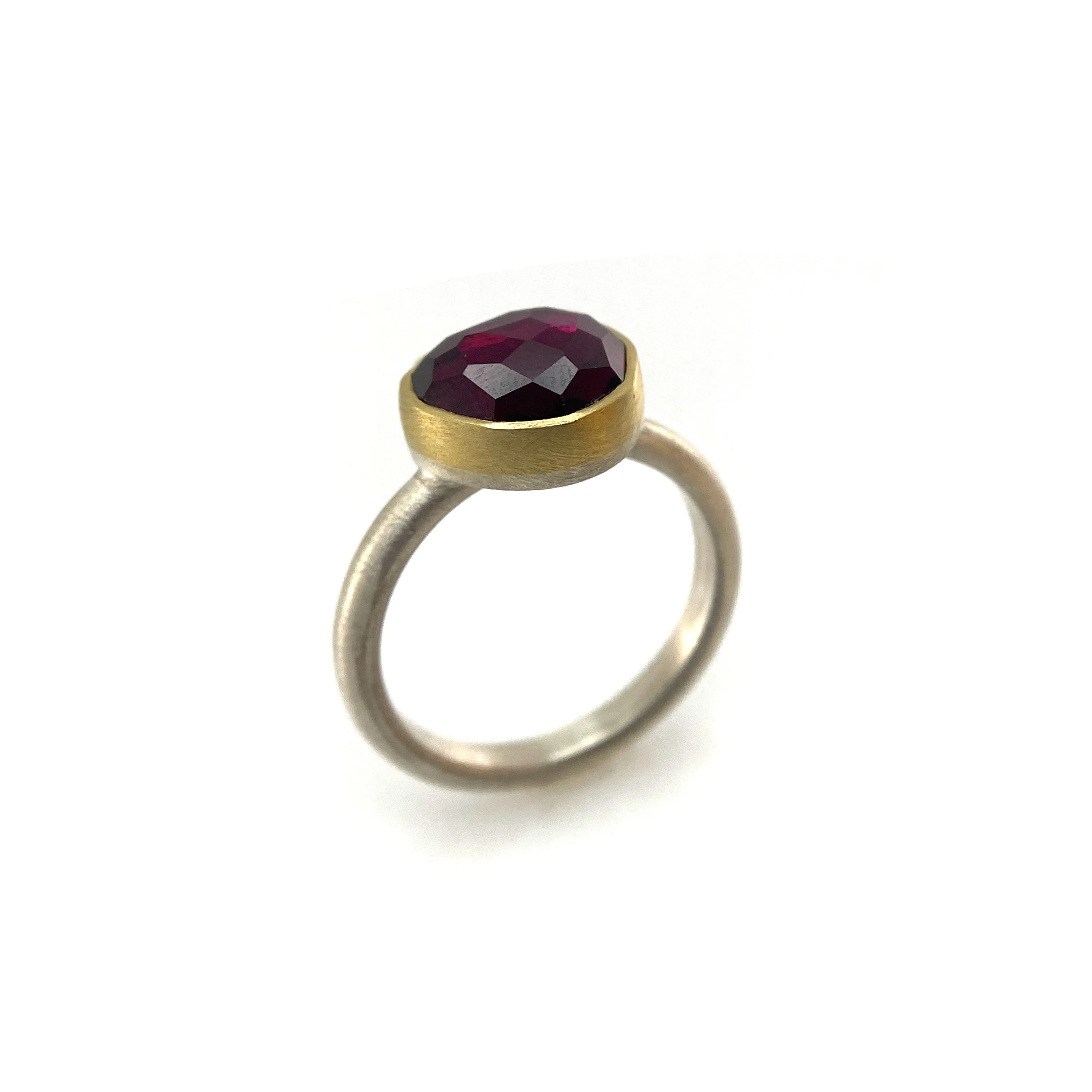 Rhodolite Garnet Ring