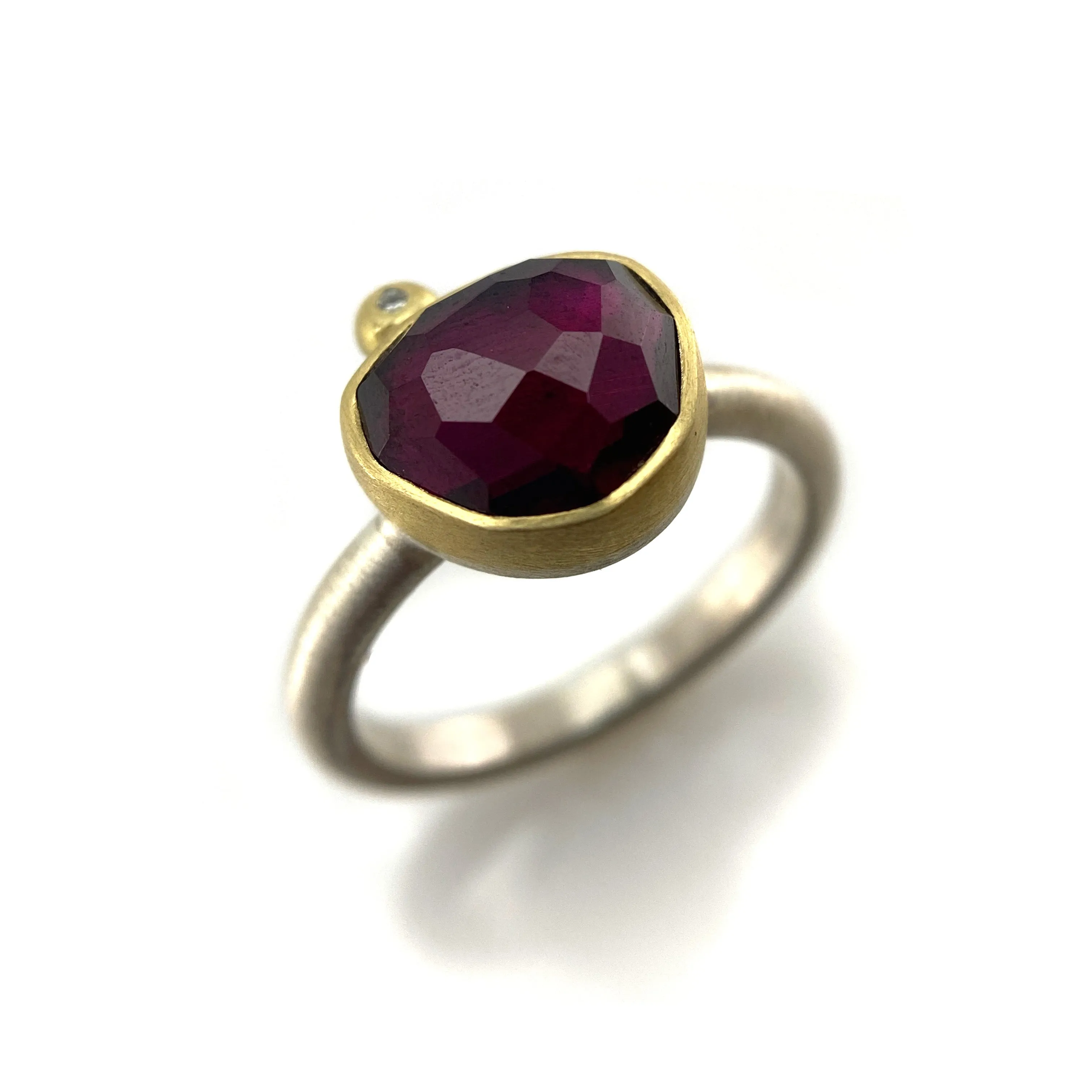 Rhodolite Garnet Ring