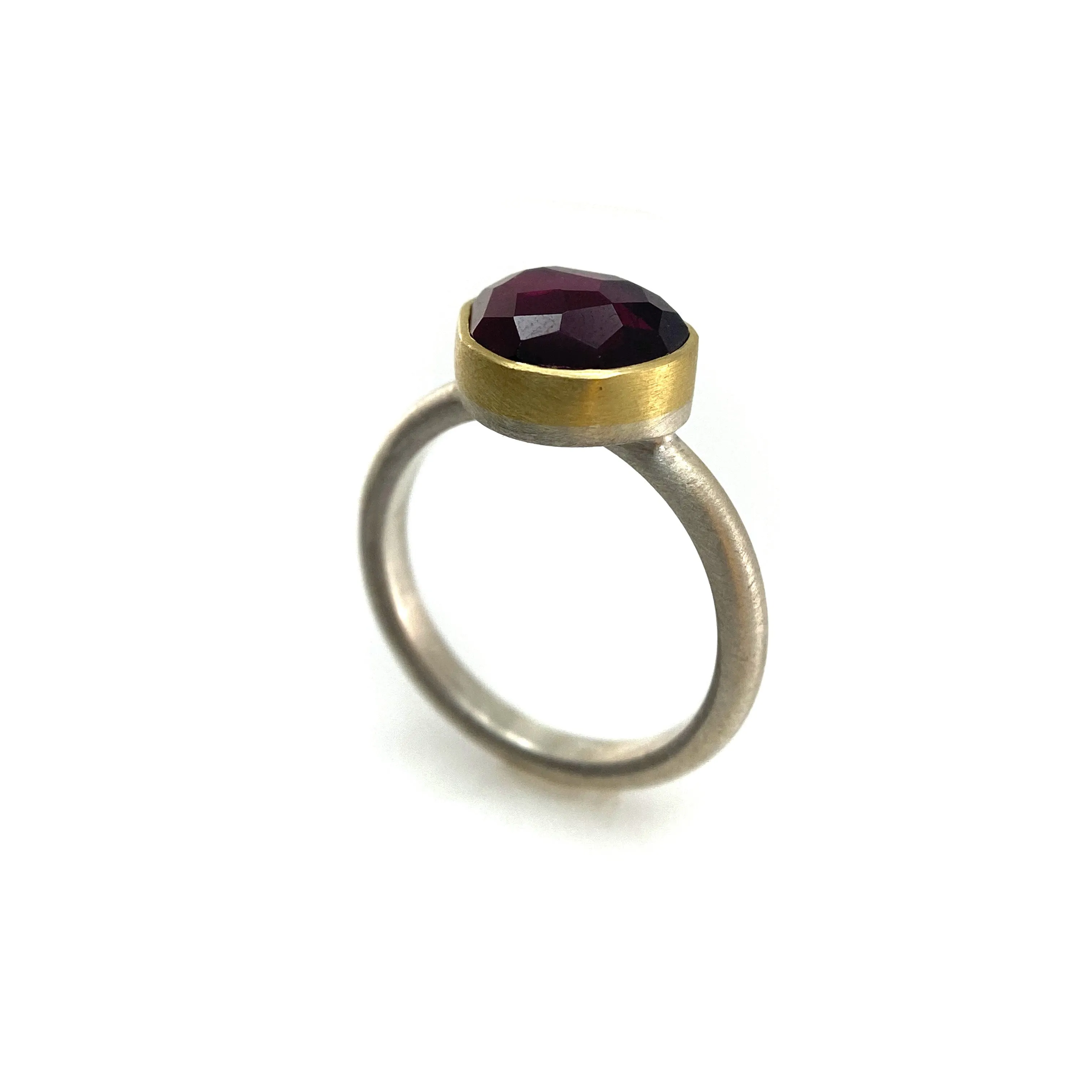 Rhodolite Garnet Ring