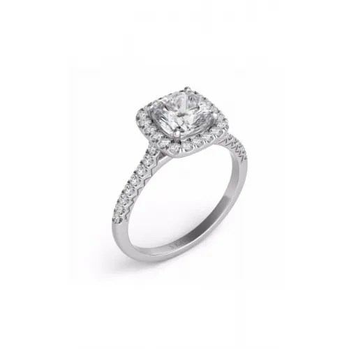 S Kashi & Sons Halo Engagement Ring EN7593-5.5MWG