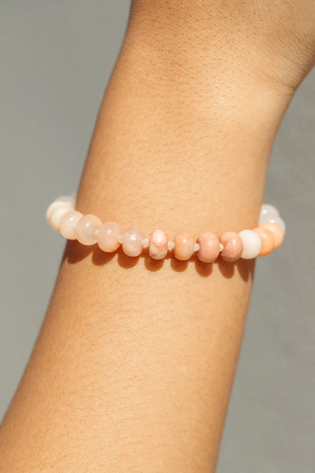 Sale - Peach Ombre Gemstone Bracelet - Ho'olaua'e