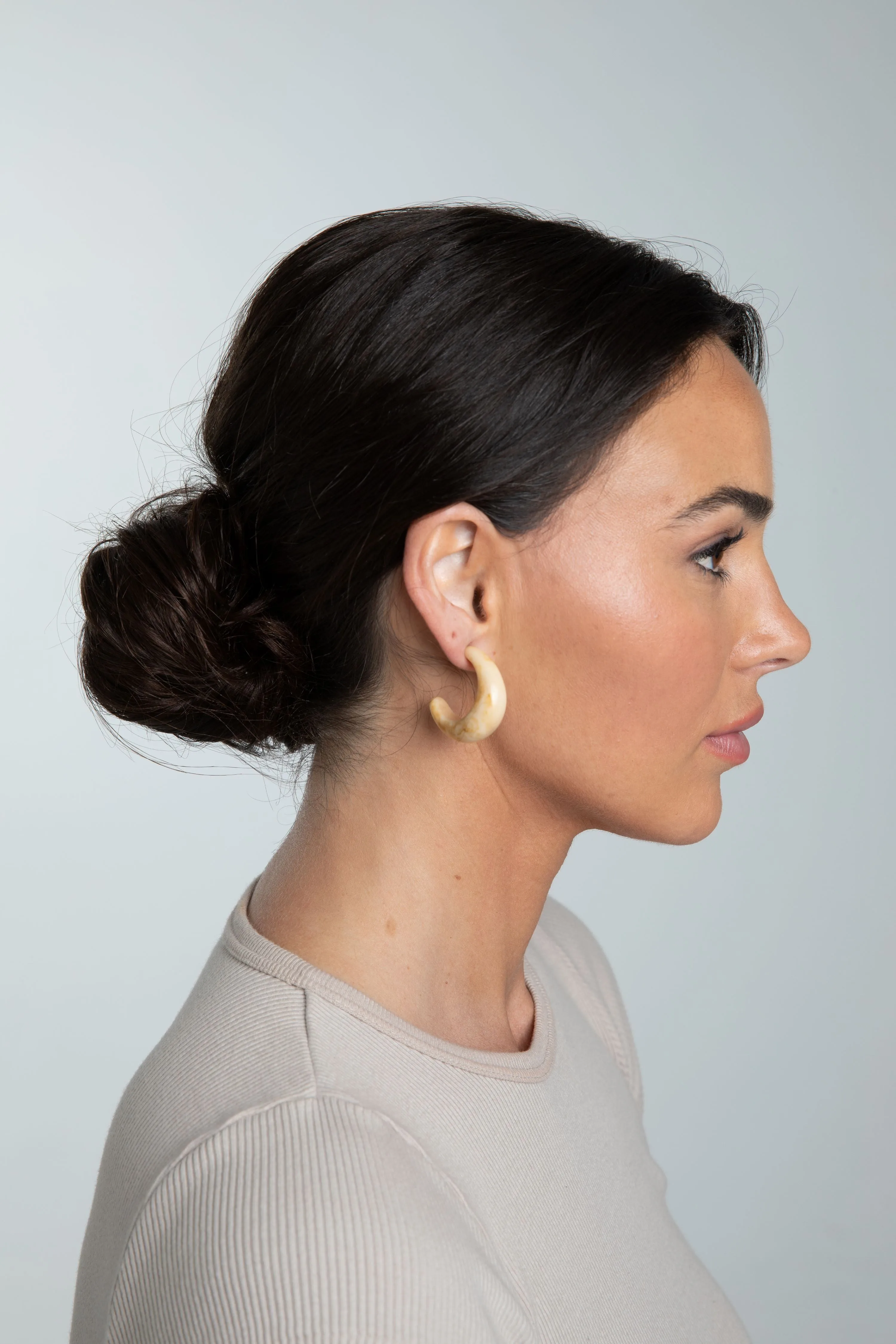 Swerve Earrings - Natural