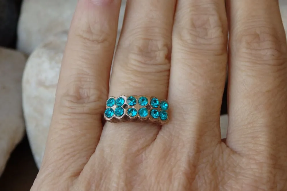 Teal Rebeka ring