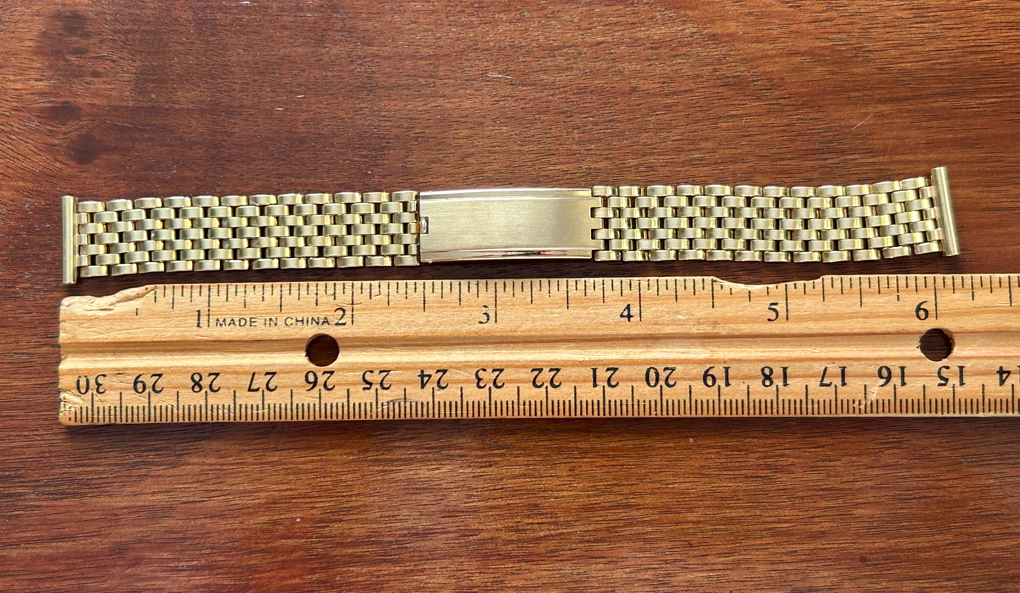 Vintage 1/20 12k Yellow Gold Filled Mens Wrist Watch BAND ONLY