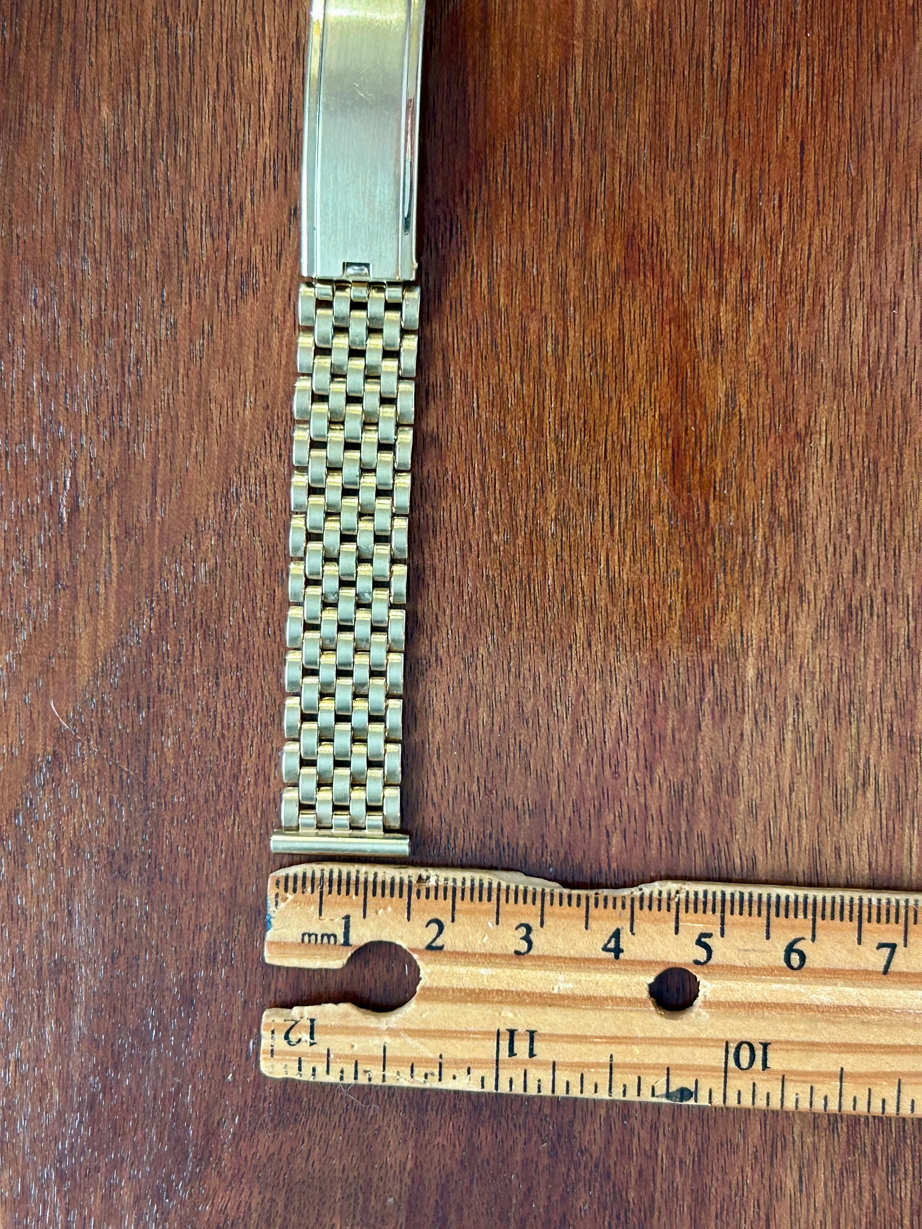 Vintage 1/20 12k Yellow Gold Filled Mens Wrist Watch BAND ONLY